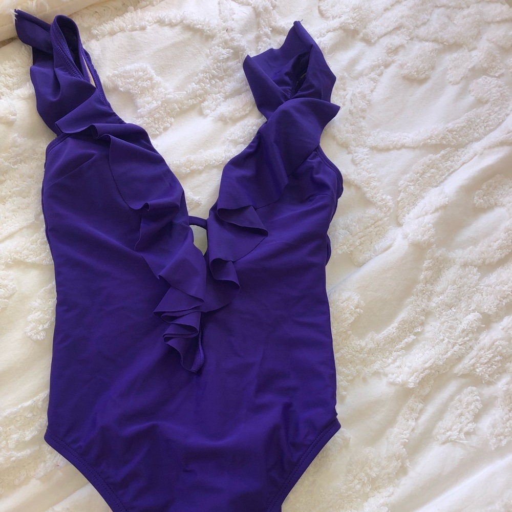 Purple swimsuit/ bodysuit